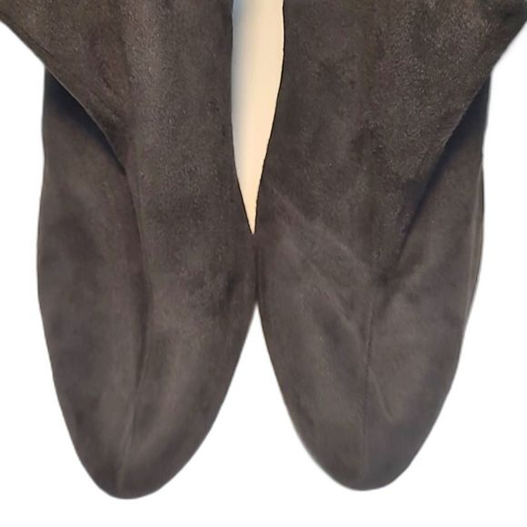 Velvet Heart Rosa Knee-High Boot Pointed Toe Stiletto Floral Accent Side Zipper - Picture 9 of 16